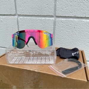 Pit Viper The Absolute Freedom Polarized Single Wide Originals Sunglasses pink